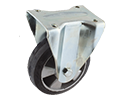 Zwaarlast bokwiel - rubberen band op aluminium velg Zwaarlast bokwiel - rubberen band op aluminium velg